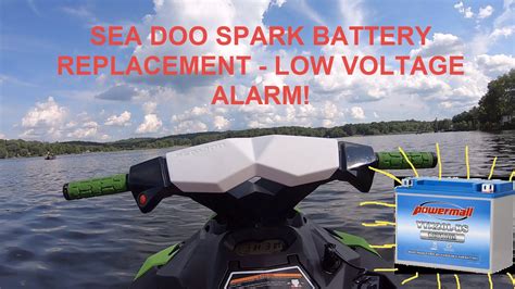 sea doo spark battery replacement|seadoo spark battery location.